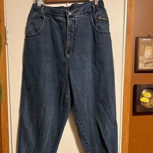 Gitano Men's Dark Blue Relaxed Jeans